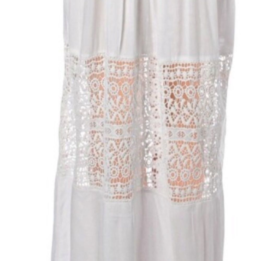 NWT Aqua White Crochet Detailed Maxi Dress - Picture 4 of 4